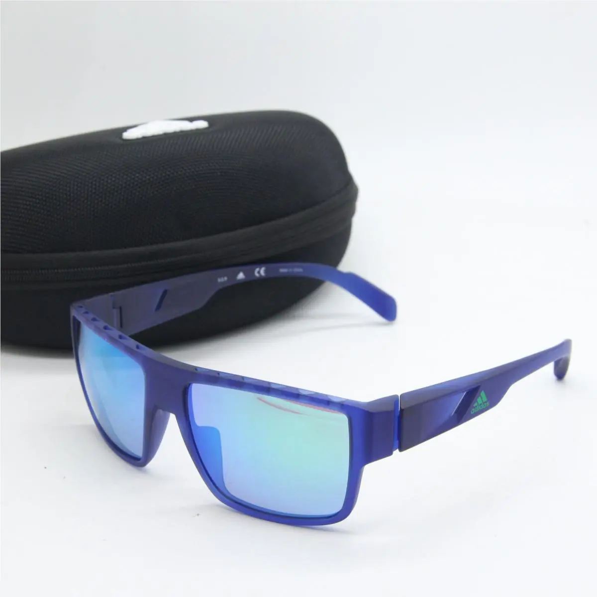 Adidas SP 0006 91Q Blue Photochromic Sunglasses W/case 57-16