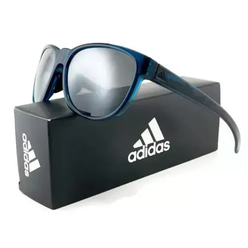 Adidas Wildcharge Sunglasses - a425/00 6070 - Shiny Blue / Silver Mirror