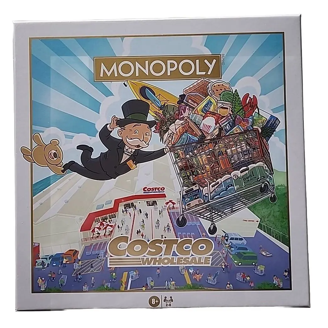 Monopoly Costco Wholesale Limited Collector`s Edition Game Board Set - New-rare