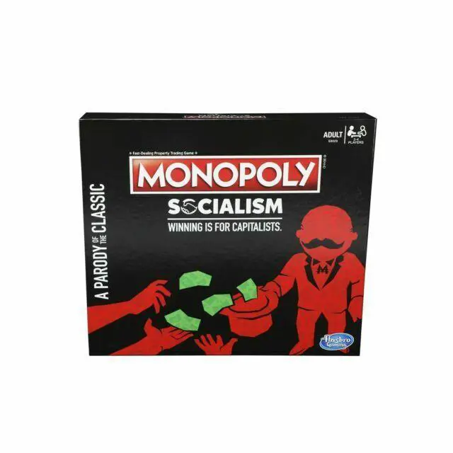 Socialism Monopoly Parody Board Game Hasbro Parker Brothers