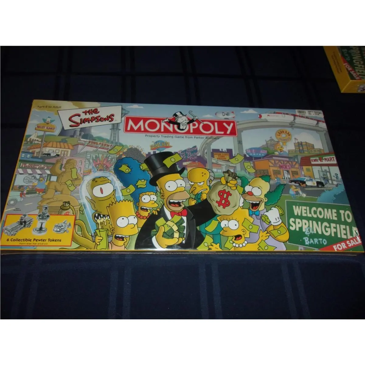 Parker Bros Monopoly The Simpsons Edition Board Game 2001