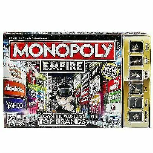 Monopoly Empire Gold Tokens Ford Mustang Cat Transformers Xbox Puma