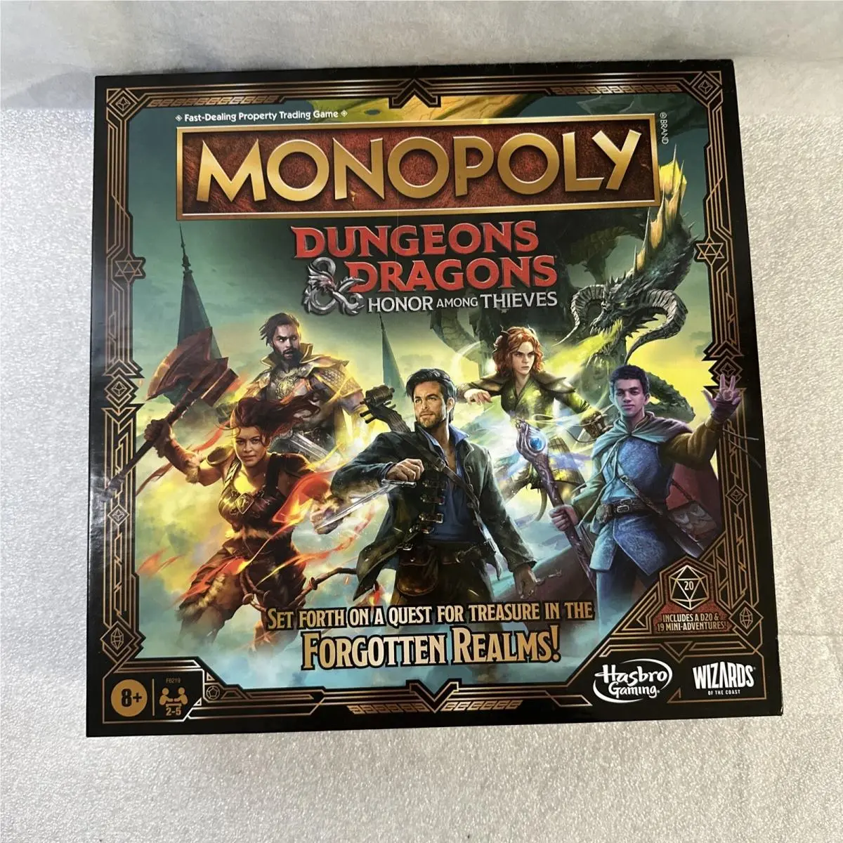 Monopoly Dungeons Dragons Honor Among Thieves Board Game Wizards of The Coast