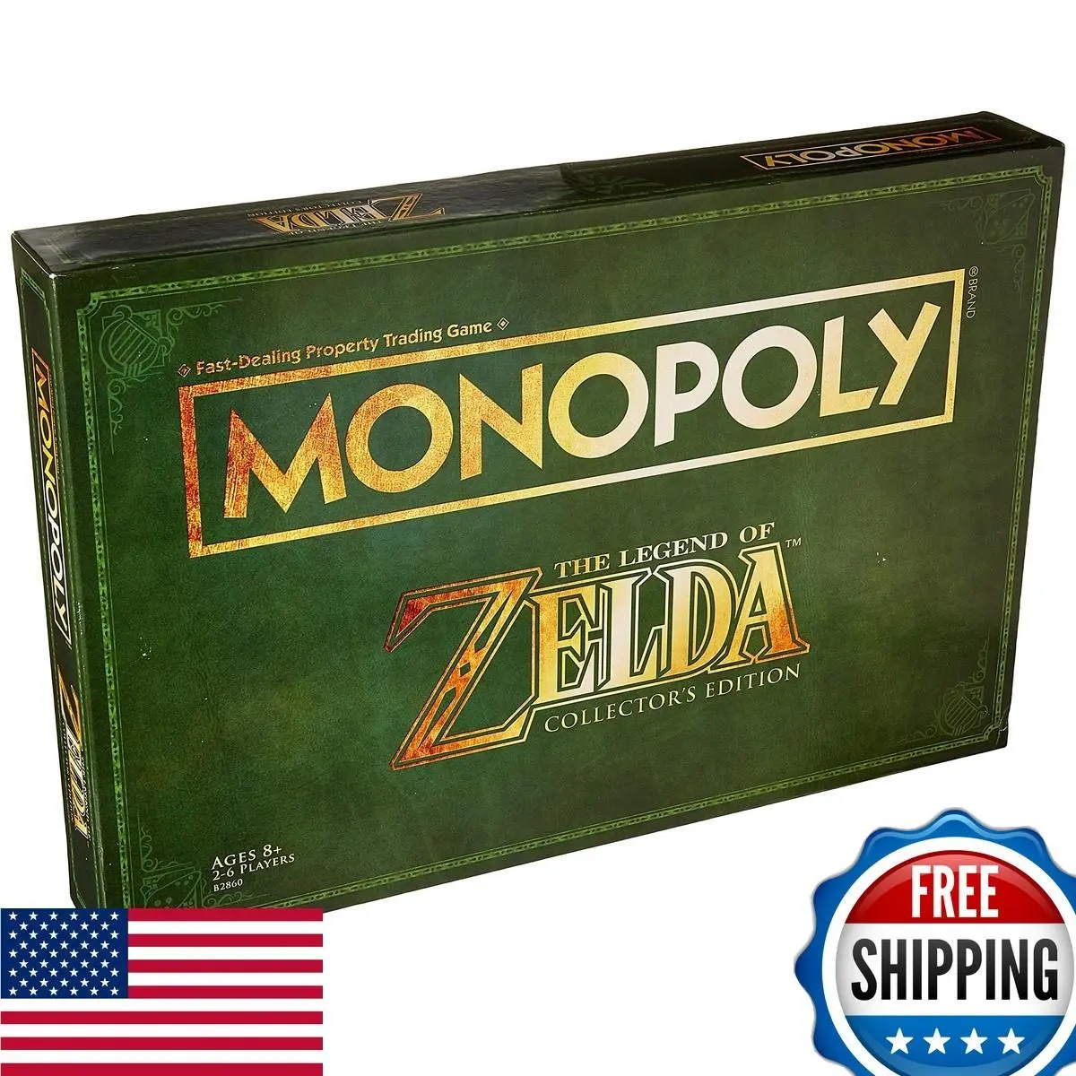 Monopoly Legend of Zelda Collectors Edition Board Game Ages 8+ B2860