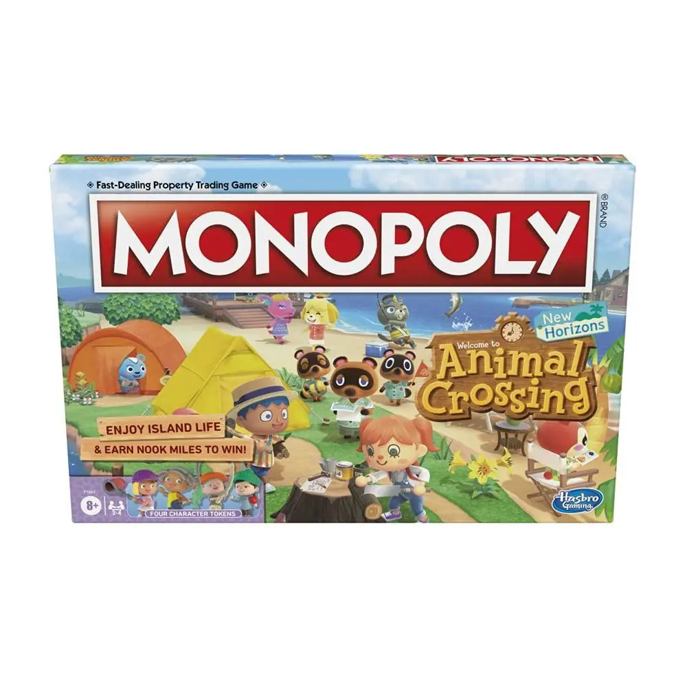 Monopoly Animal Crossing Horizons Edition Board Game For Kids Ages 8 and Up
