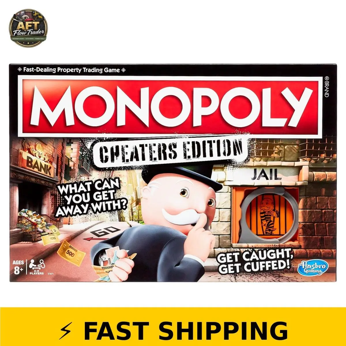 Monopoly Cheaters Edition Board Game For Ages 8 and Up