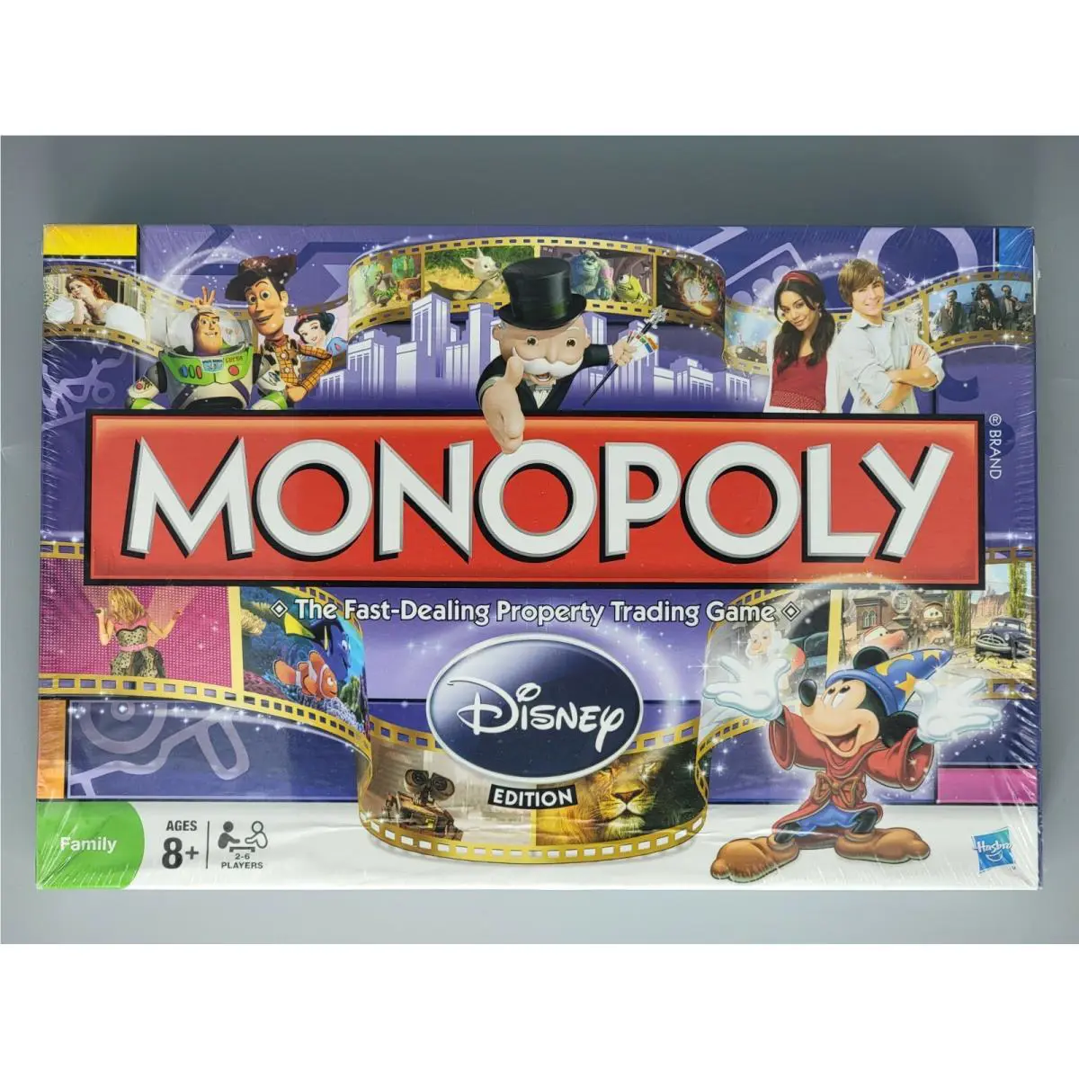 Monopoly Disney Edition Board Game 2009 w/ Golden Tinker Bell Mover