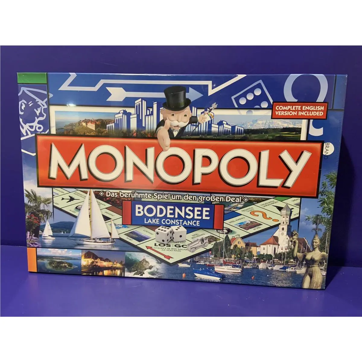 Monopoly Board Game - Lake Constance Germany Bodensee /