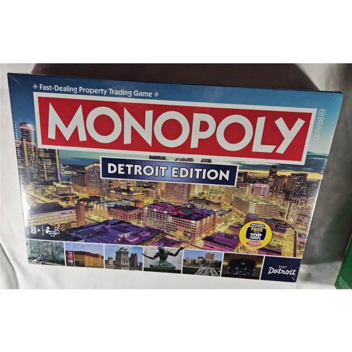 Detroit MI Monopoly Board Game