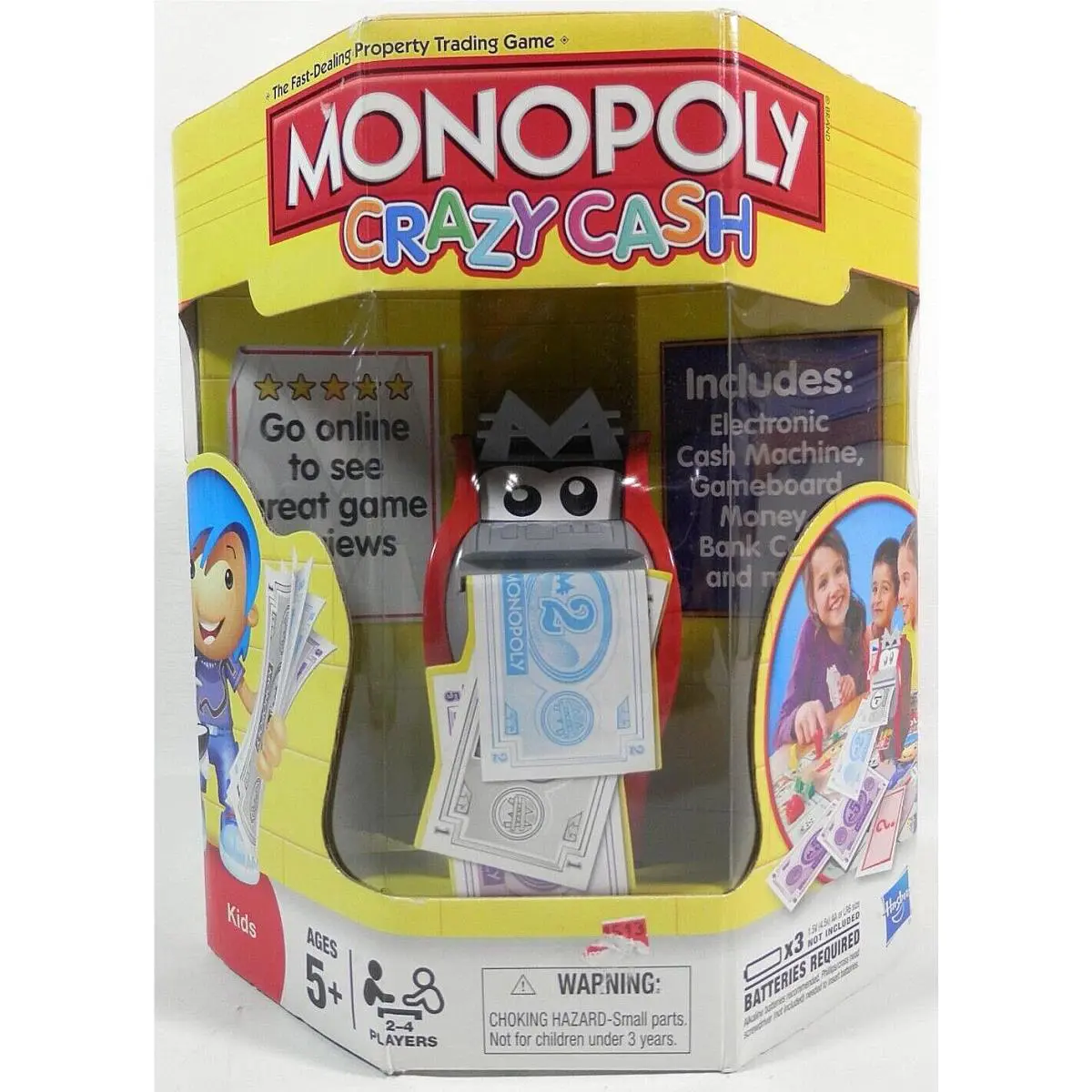 Monopoly Crazy Cash Property Trading Game 2011 Hasbro