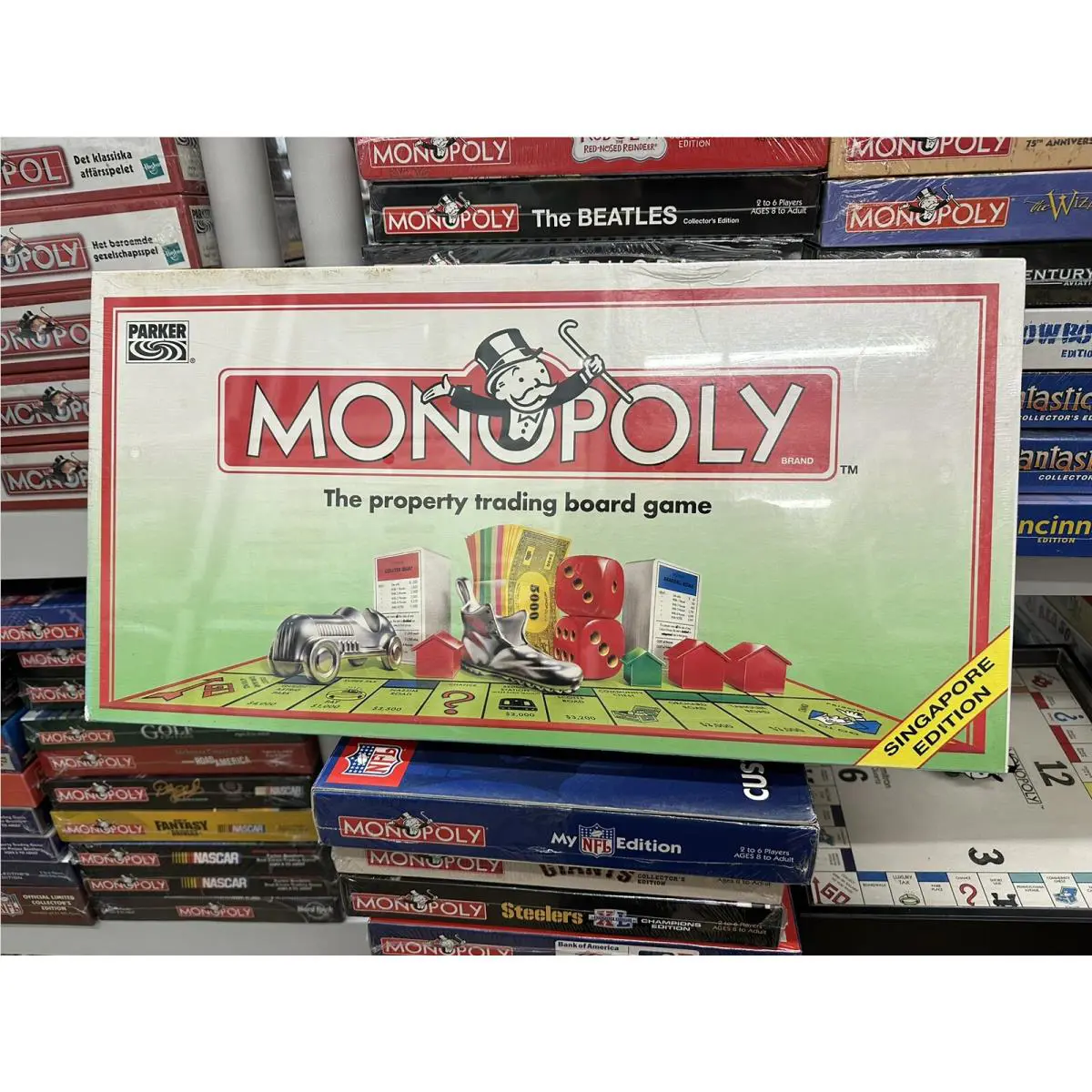 Monopoly Singapore Collectors Edition Board Game Vintage Htf