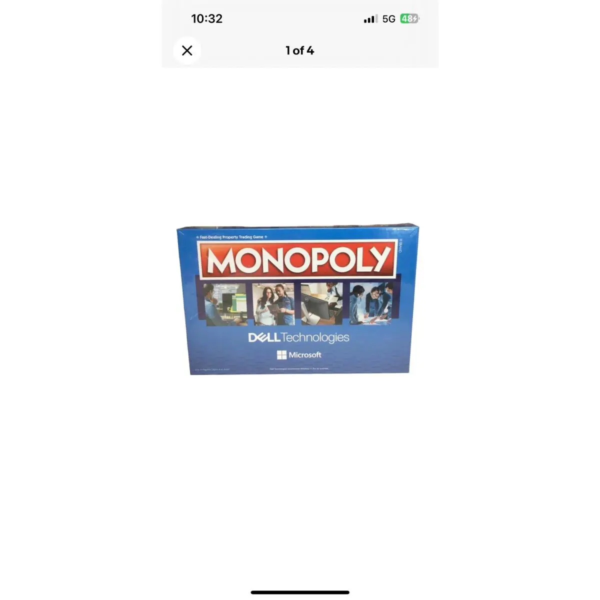 2023 Monopoly Dell Technologies Microsoft Board Game Hasbro 908A