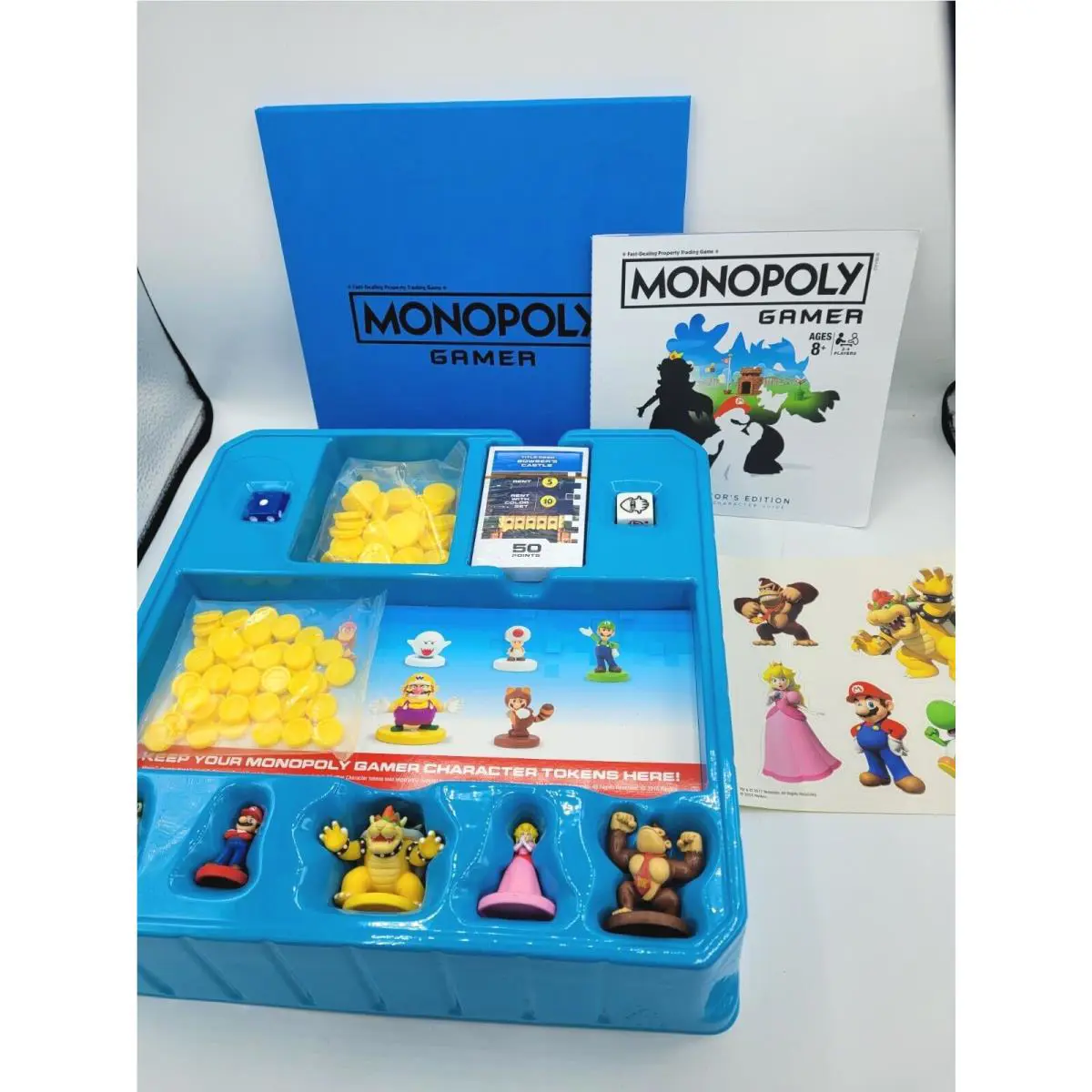 Monopoly Gamer Nintendo Hasbro Collector`s Edition Board Game Super Mario Bros