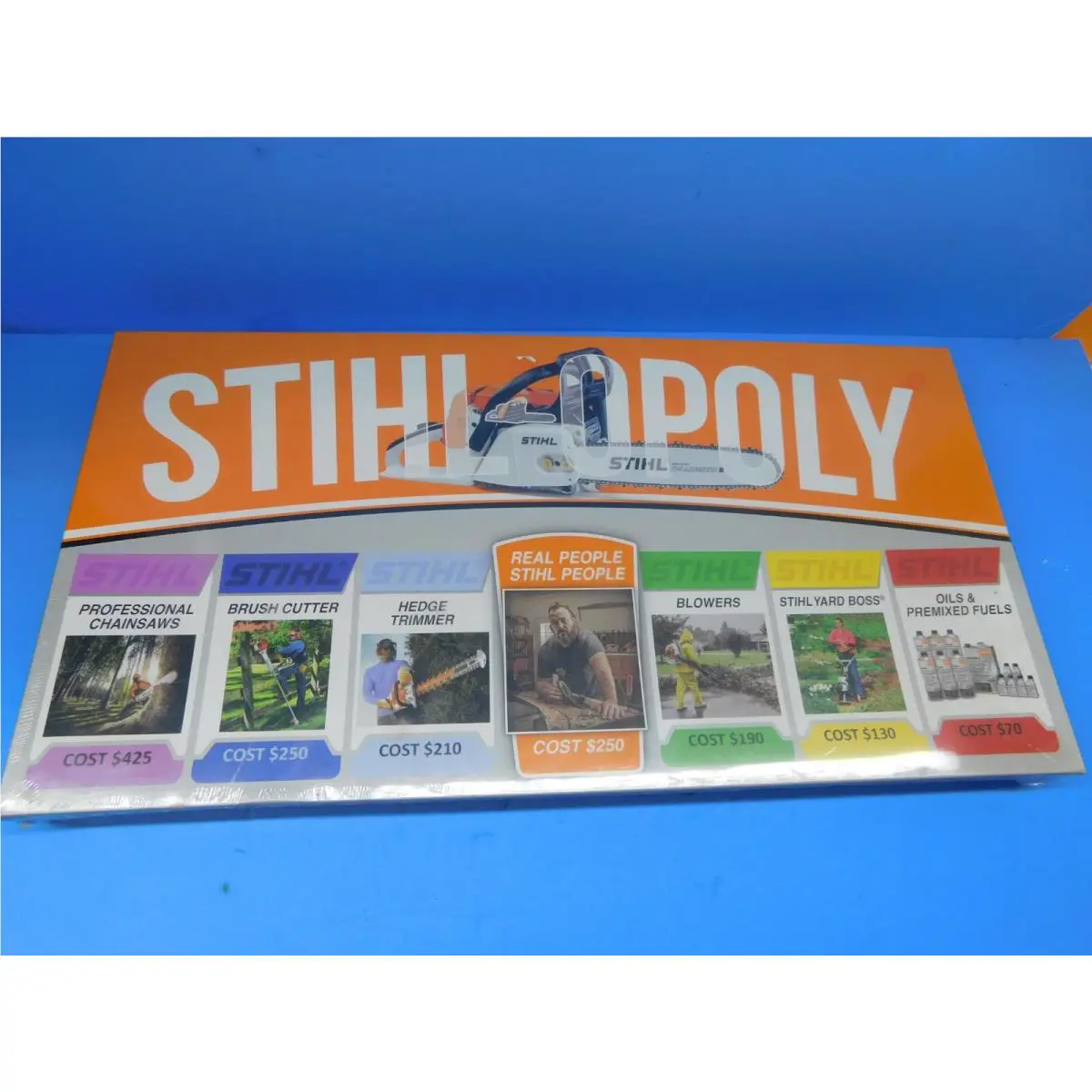 Stihlopoly Board Game ---- UP Above Drawer 9