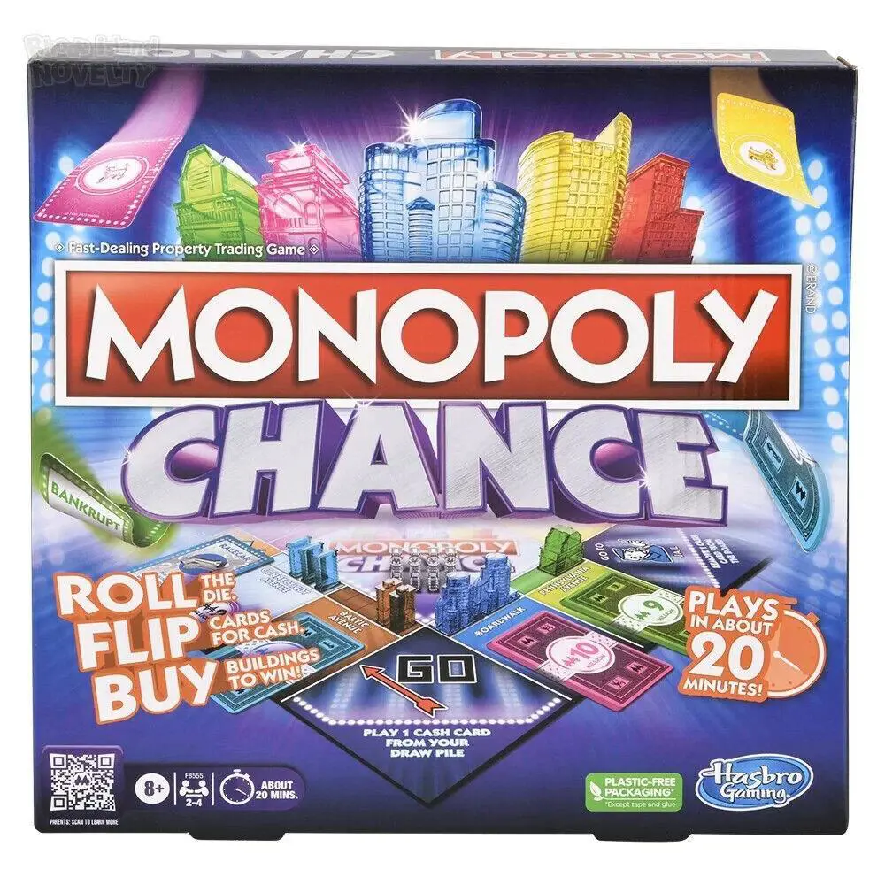 RI Hasbro Monopoly Chance Family Board Game