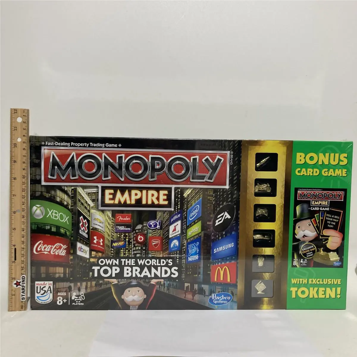 Monopoly Empire Top Brands Board Bonus Card Game Exclusive Cruise Ship Token