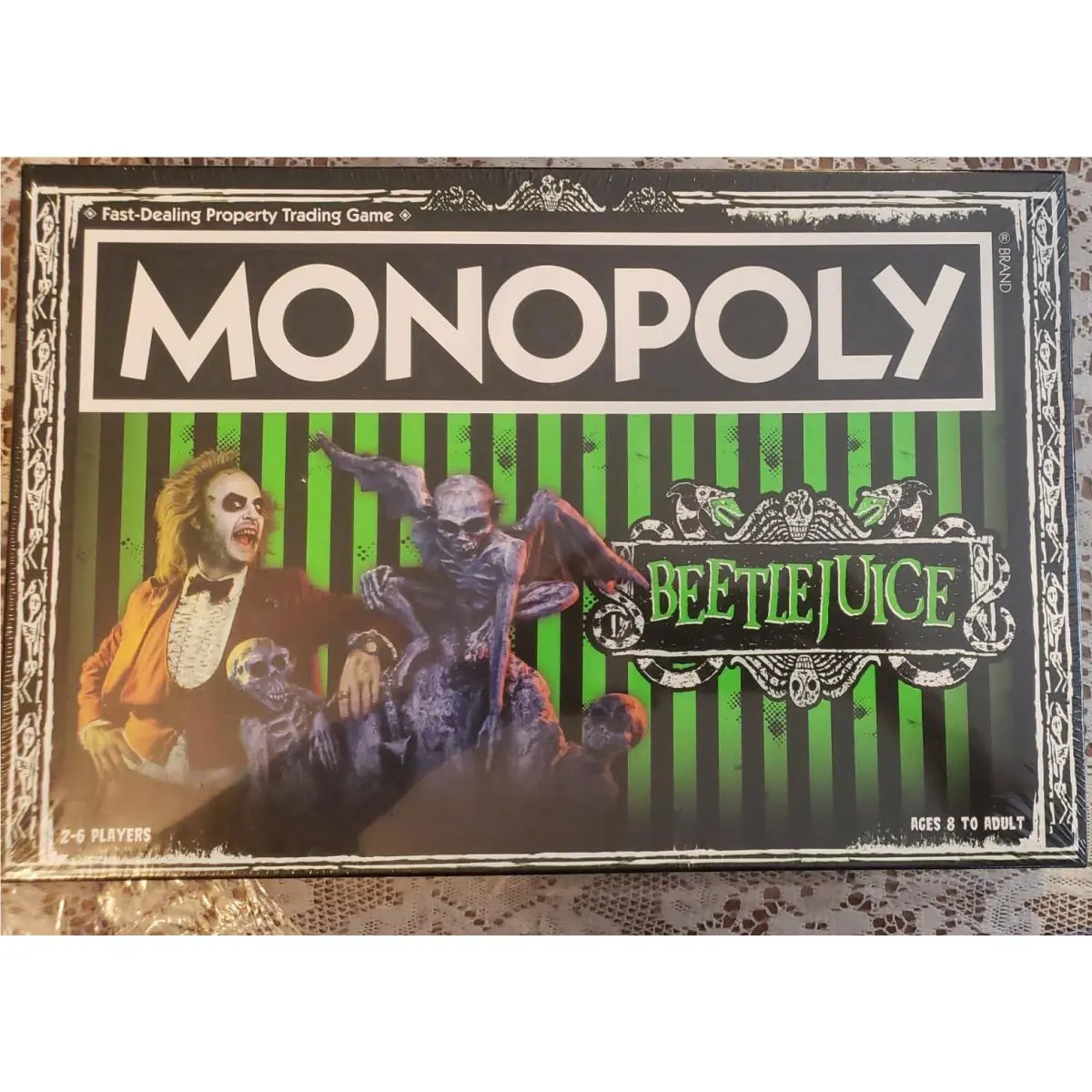 Monopoly Beetlejuice Board Game IN Hand Read