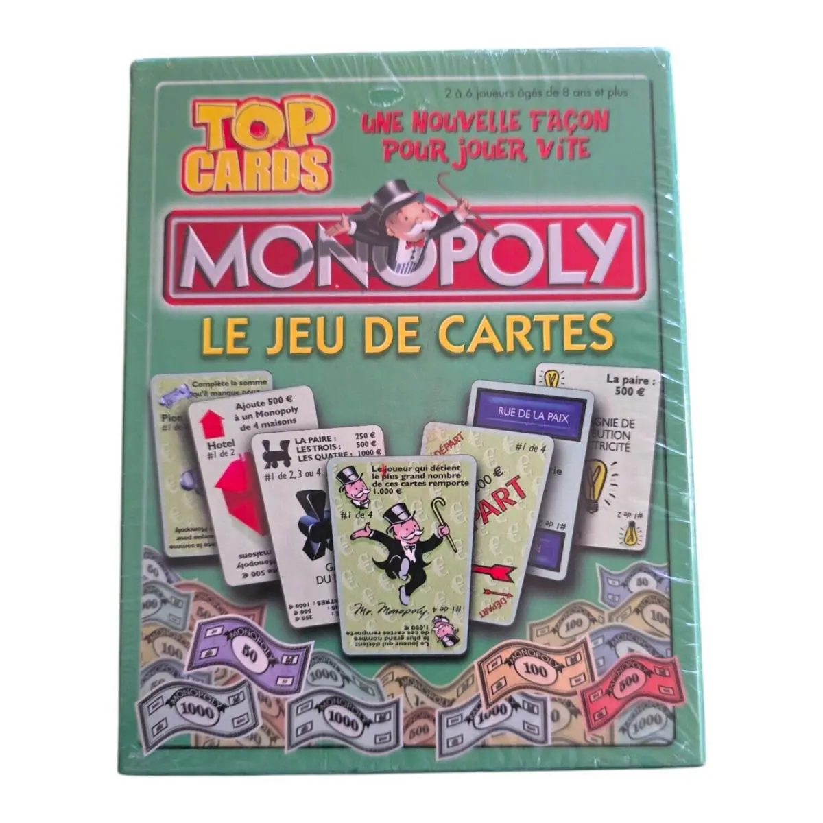 Monopoly Le Jeu De Cartes Top Cards French Version Card Fast Play