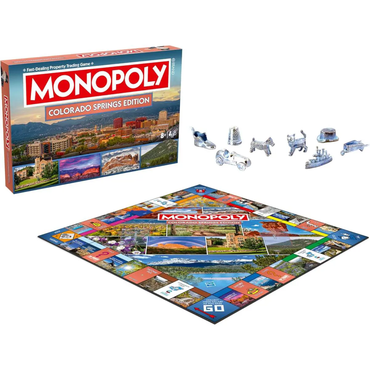 Monopoly Colorado Springs CO Edition Board Game 2-6 Players Family Board Games
