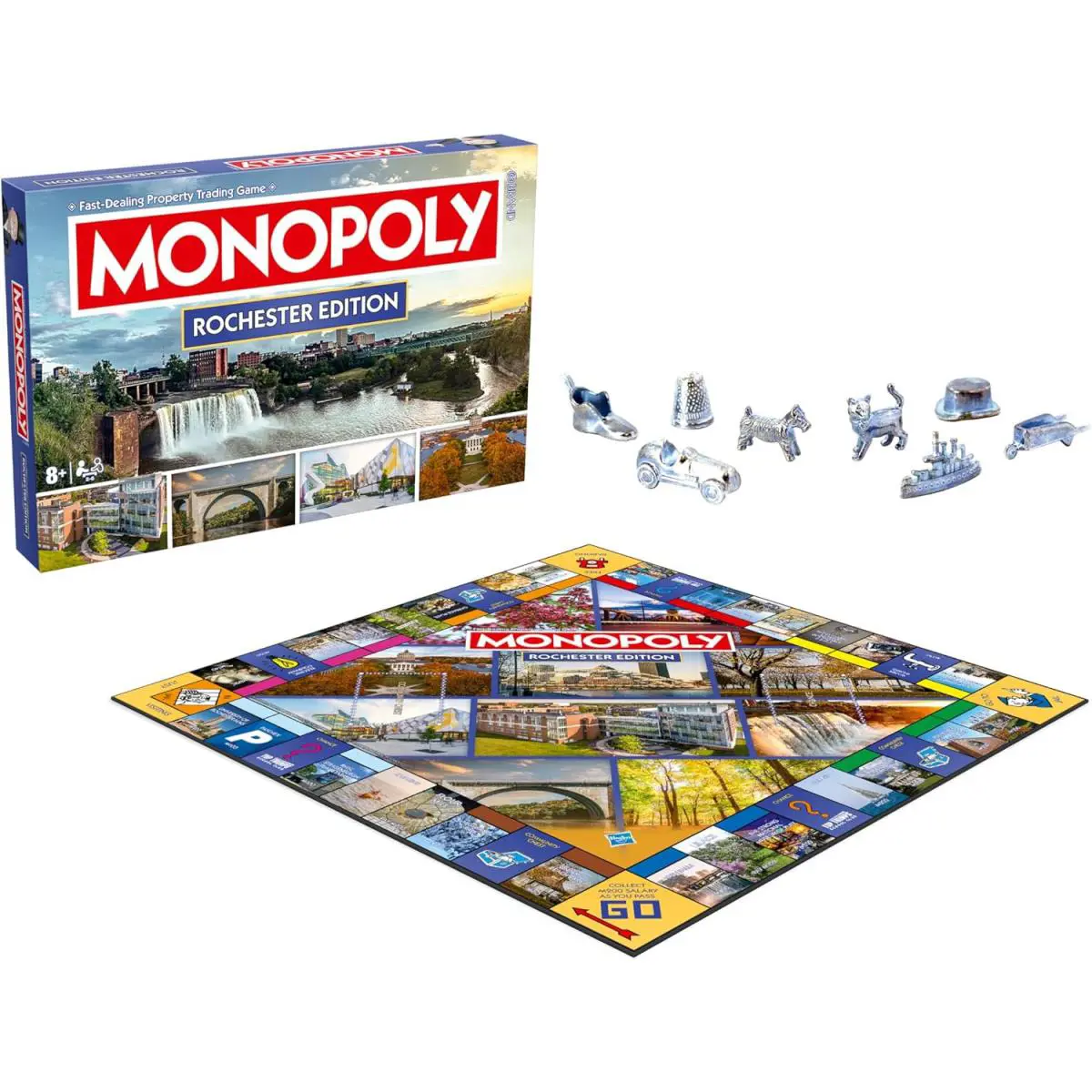 Monopoly Rochester NY Edition Board Game 2-6 Players Family Board Games