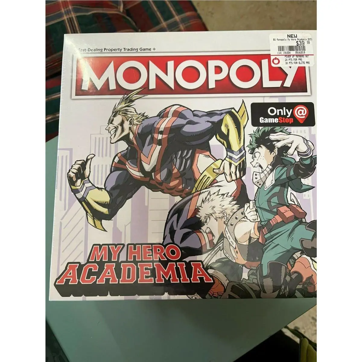 My Hero Academia Monopoly Game Stop with Stain s Knife Izuku