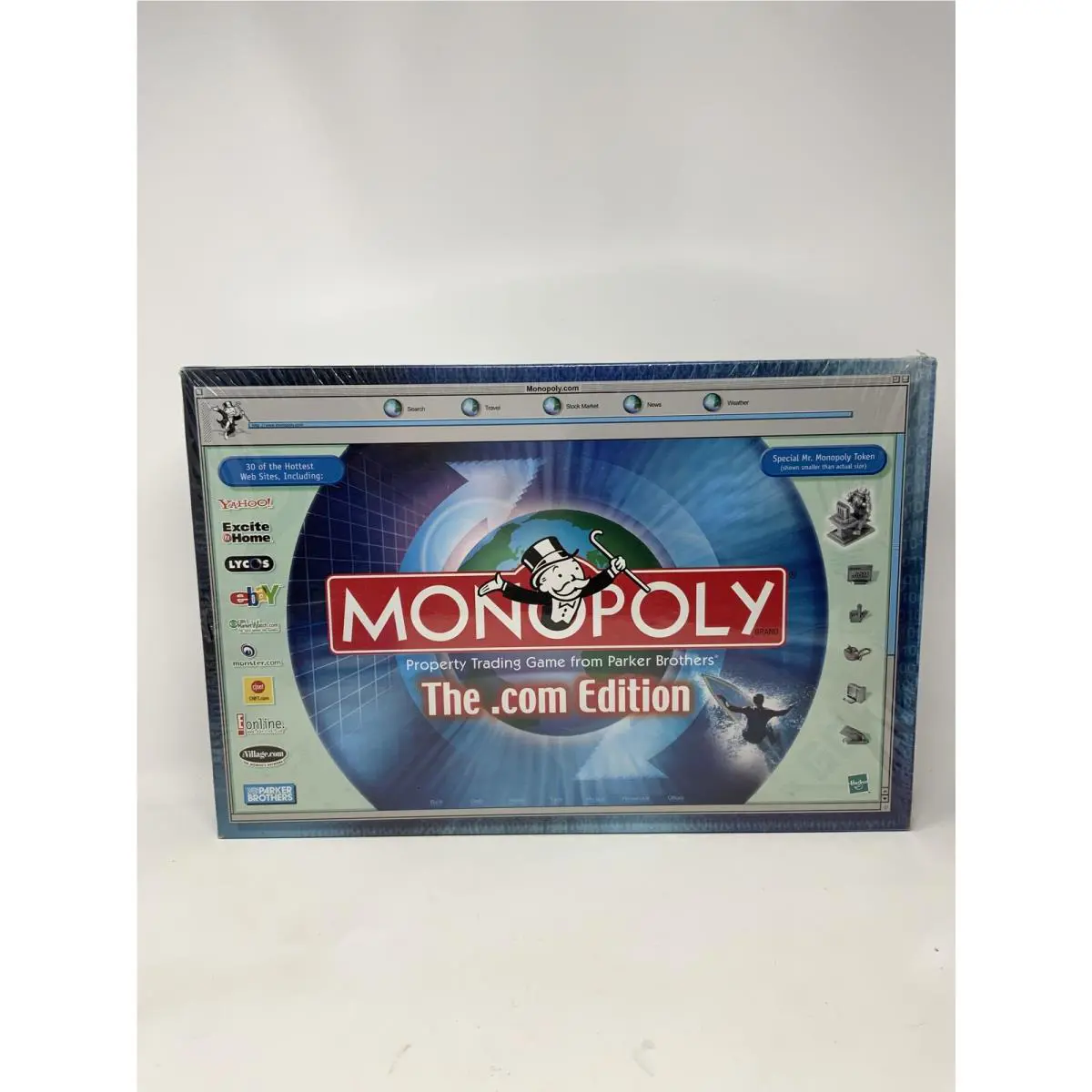 2000 Parker Brothers Hasbro Monopoly Dot .com Board Game