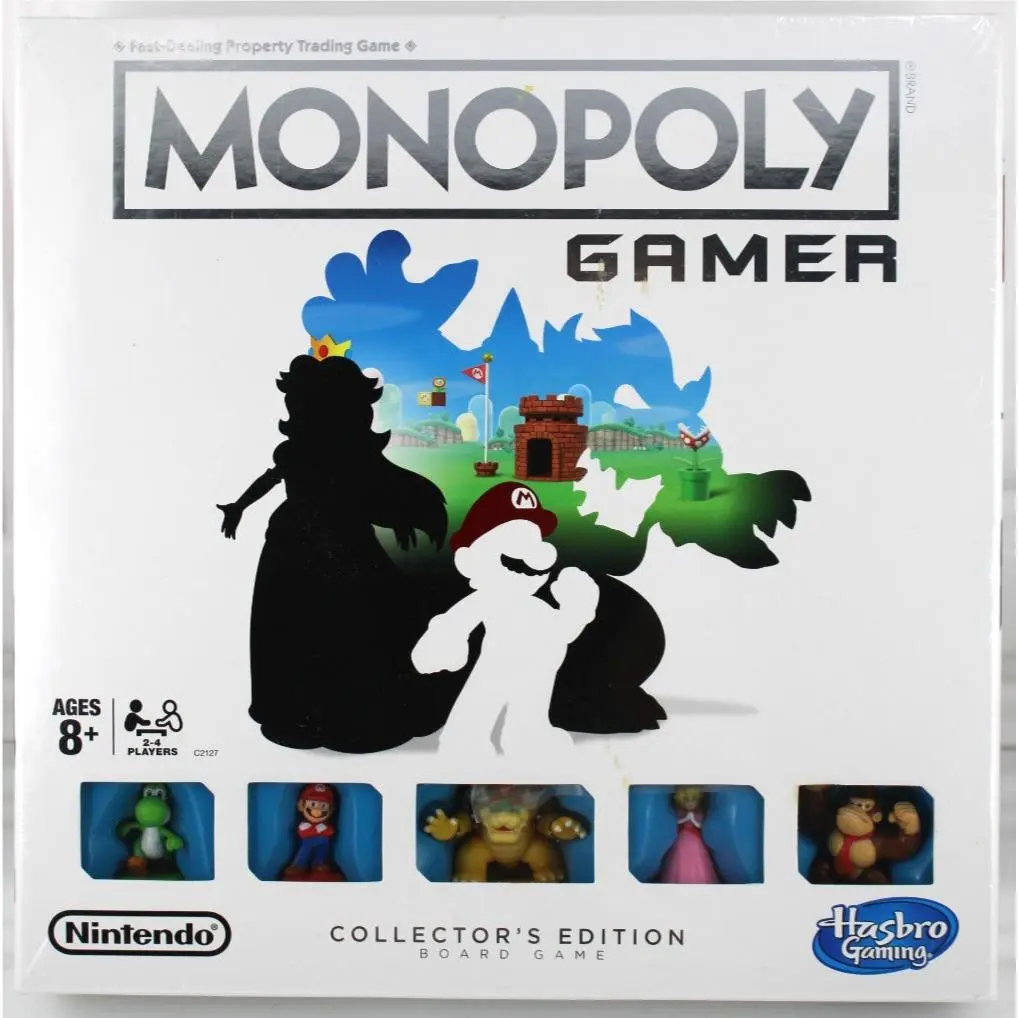 Monopoly Gamer Nintendo Super Mario Brothers Collectors Edition Board Game