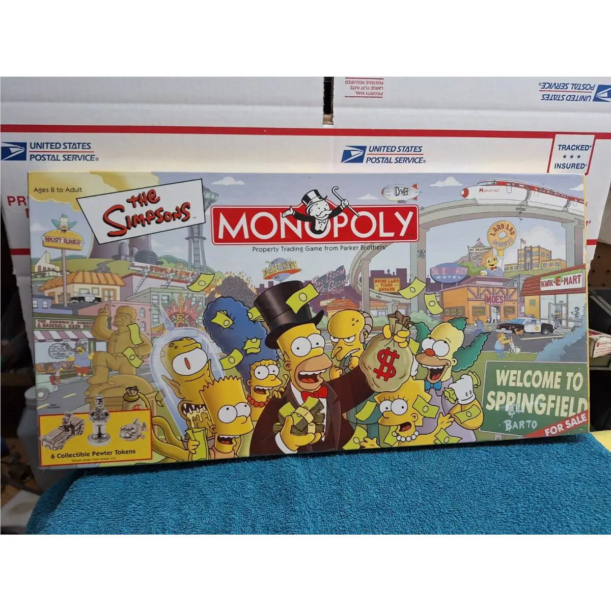 Simpsons Welcome TO Springfield Monopoly Hasbro