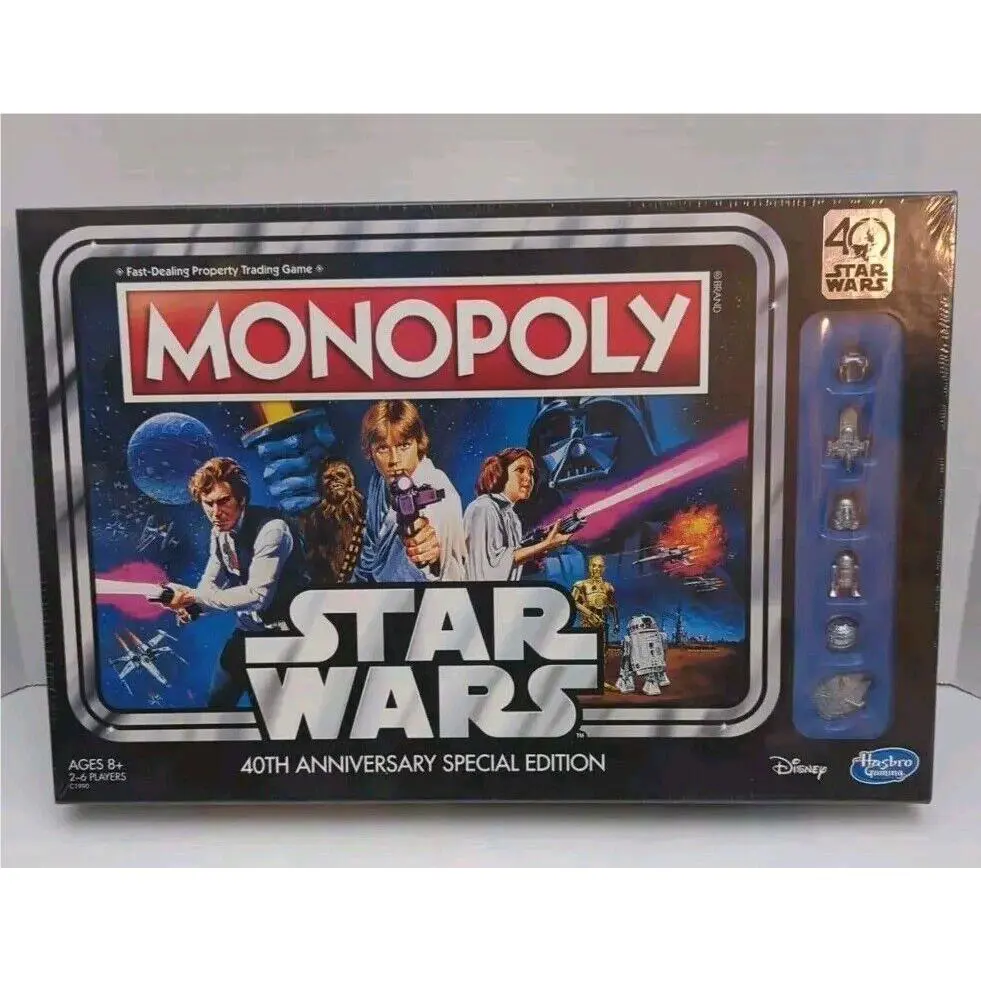 Star Wars Monopoly 40th Anniversary Complete Special Edition