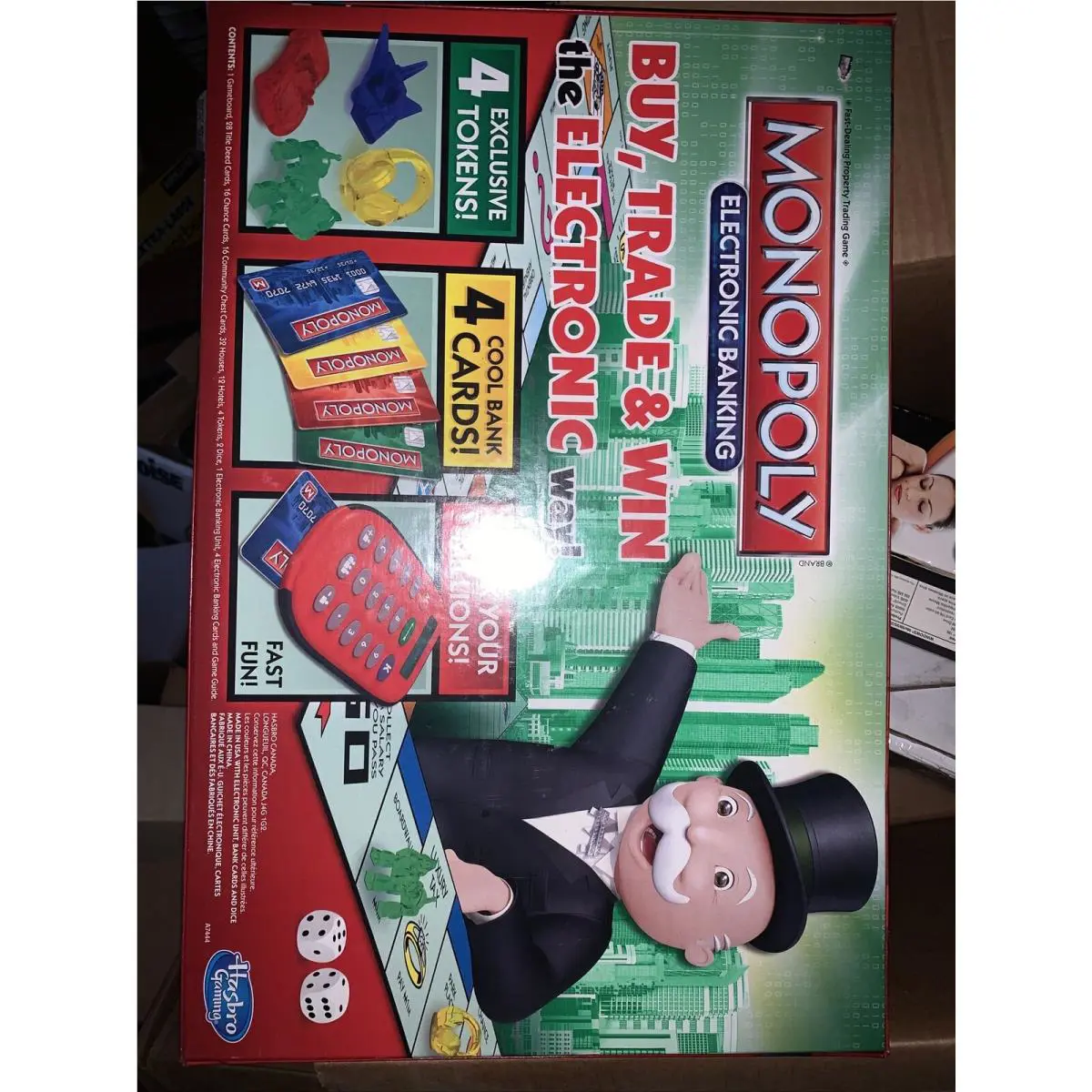Hasbro Gaming Monopoly Electronic Banking A7444 2013 Version