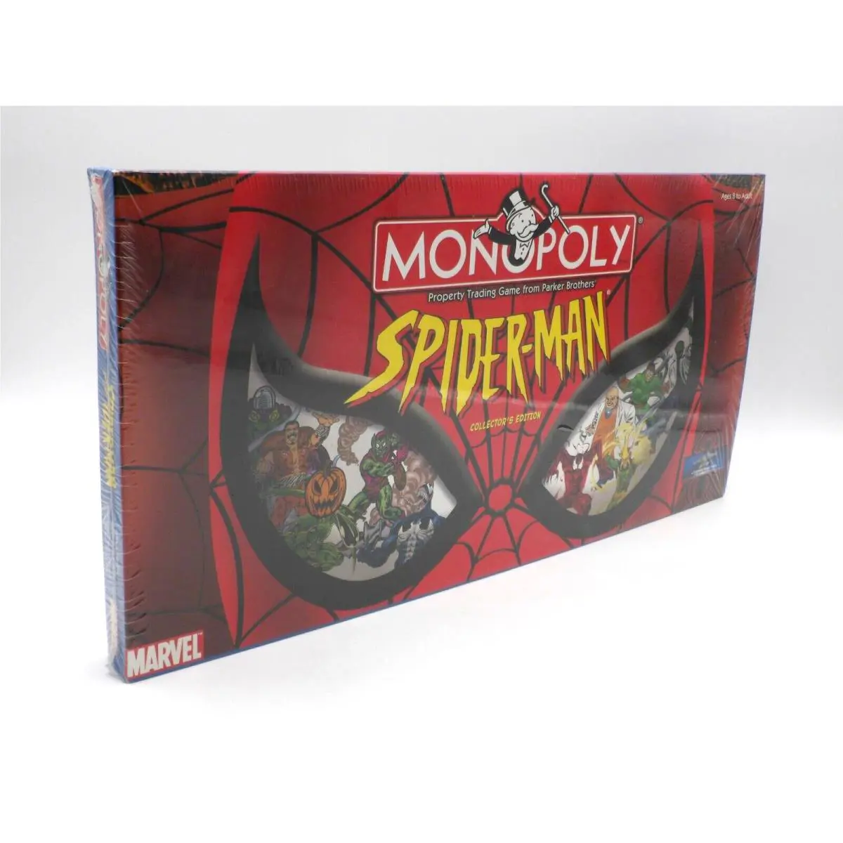 Marvel Spider-man Monopoly Board Game Hasbro 2002 Damage Box