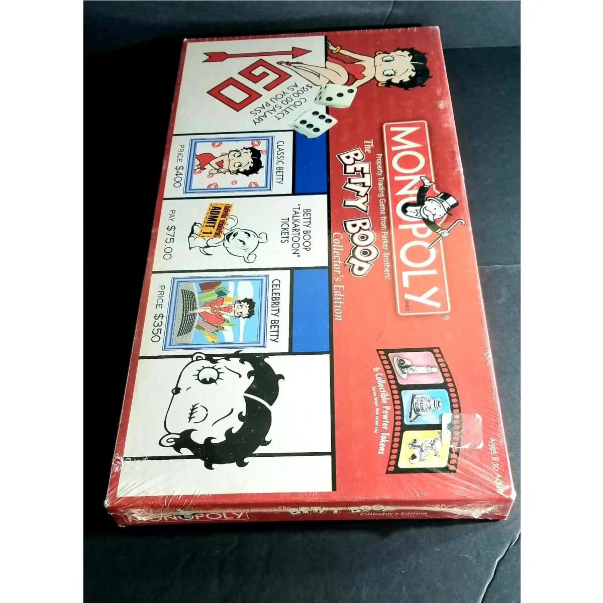 Betty Boop Monopoly Colectors Edition Board Game - 2002 Hasbro