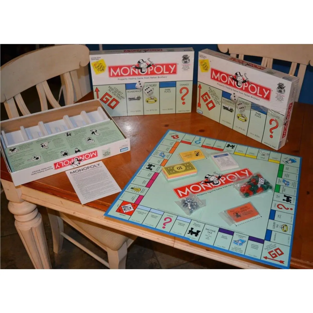 Monopoly Game Night Tournament AT Your House 3 Games: Winning Token Edition