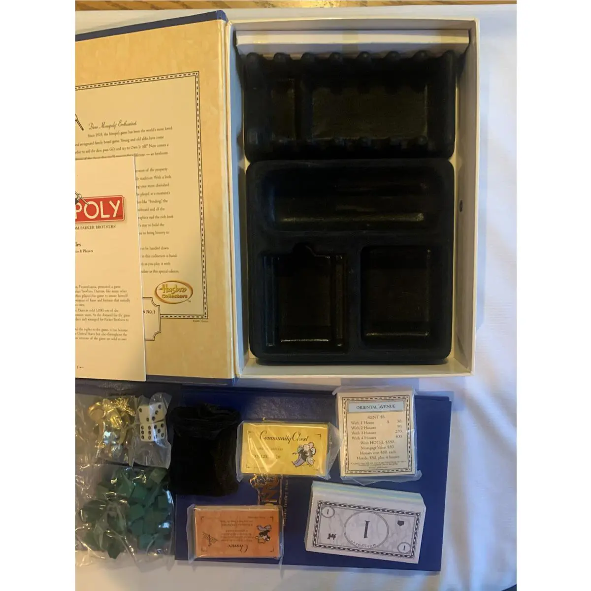 Monopoly Limited Collector s Edition No 1 - 392 OF 10 000 Hasbro 2000