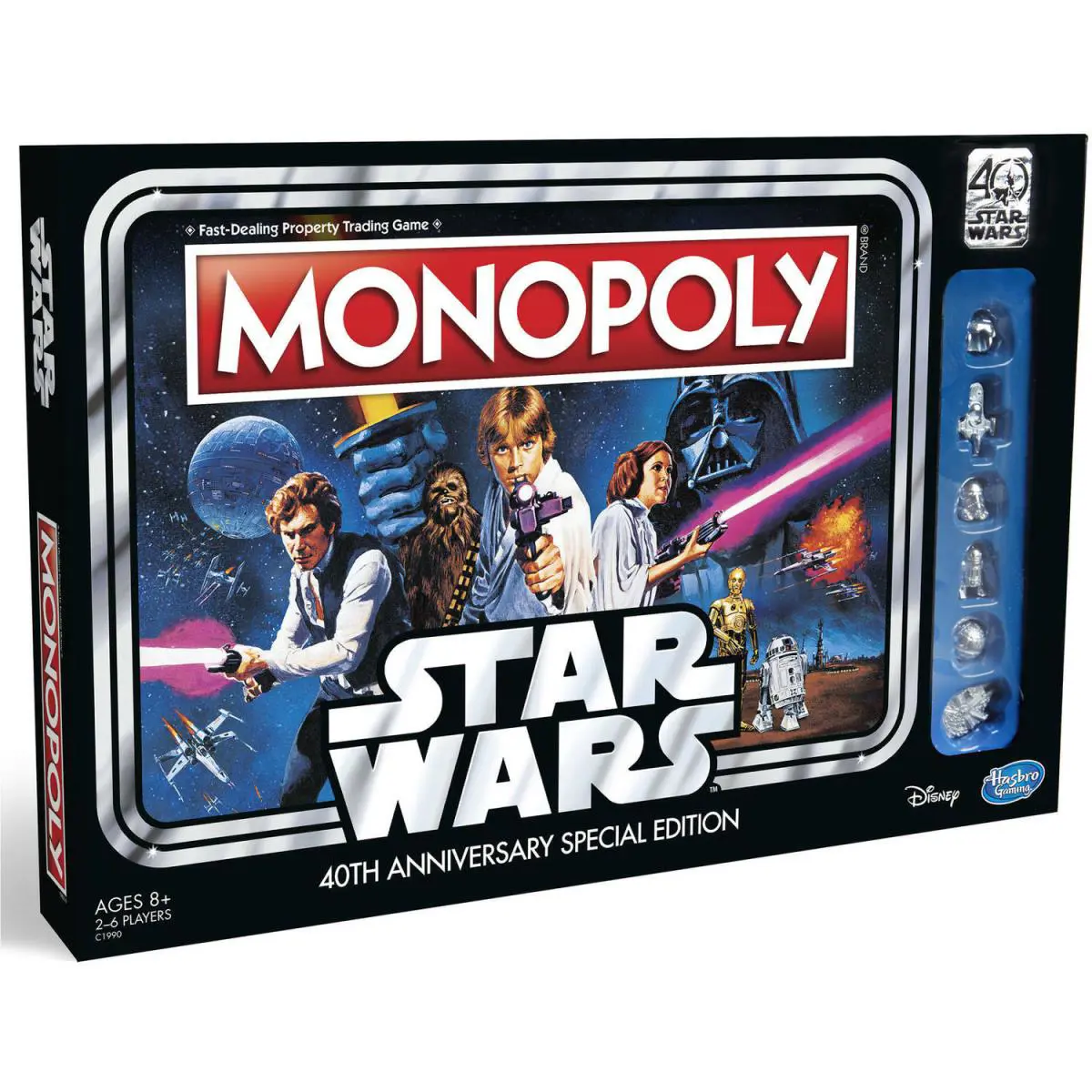 Star Wars Monopoly 40th Anniversary Special Edition Board Game Hasbro