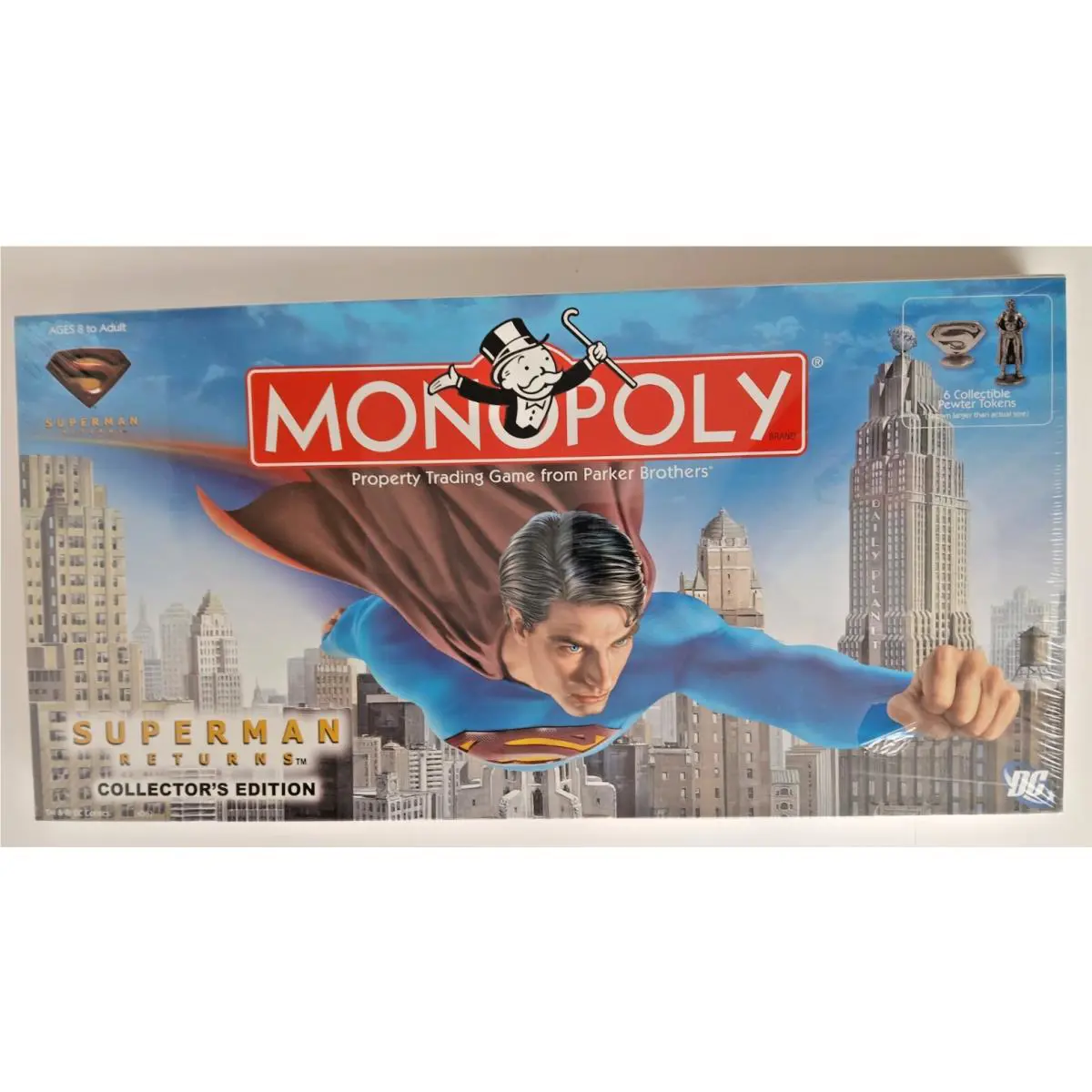 Monopoly Superman Returns Board Game 2006 Collector`s Edition Comics