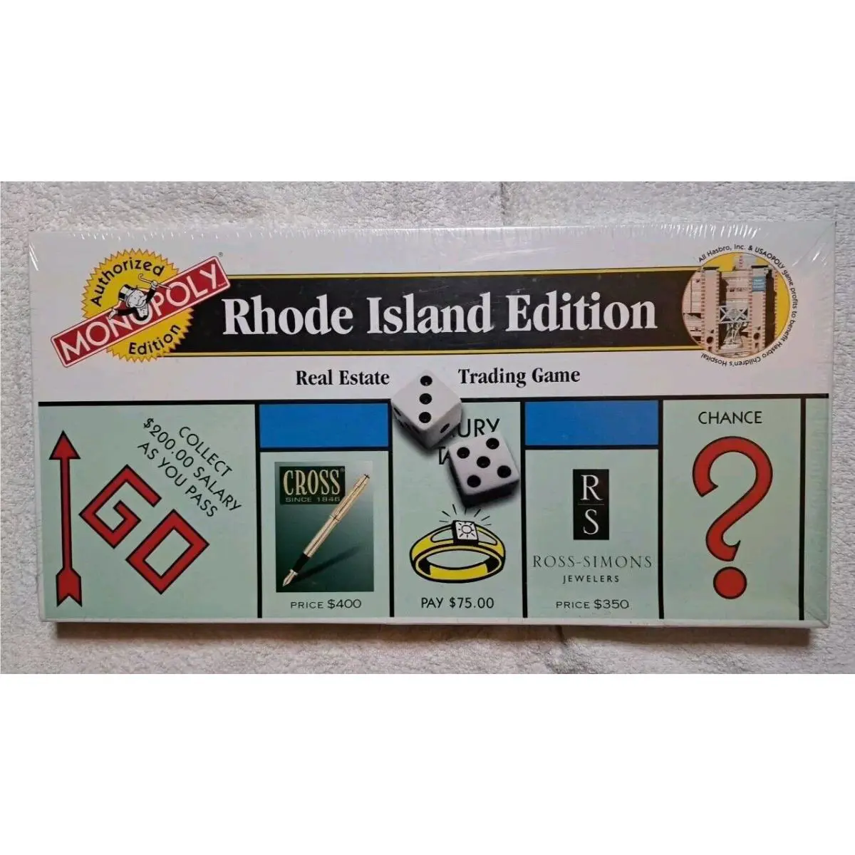 Monopoly Rhode Island Edition 1998 Board Game Rare