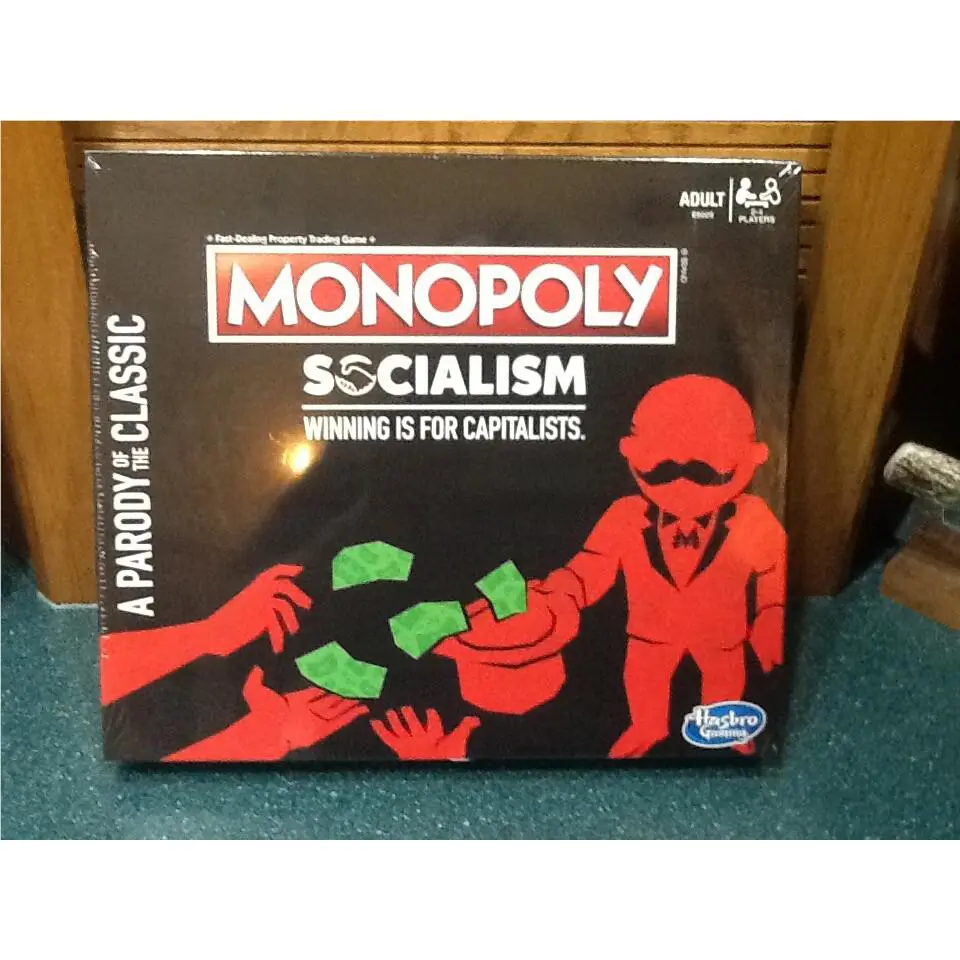 Monopoly Socialism Winning Is For Capitalists Parody Of Classic Game