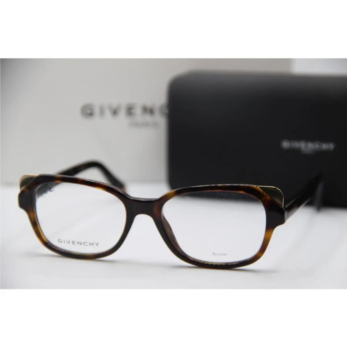 Givenchy GV 0063 086 Brown Gold Tort Designer Eyeglasses 51-17