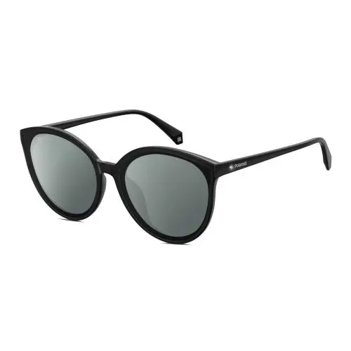 4082/F/S Cateye Polarized Sunglasses Black Crystal Accent 62mm 4 Option Smoke Grey Polar by Polaroid