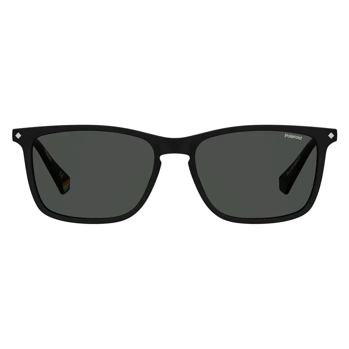 Polaroid 6139/cs Sunglasses Men 0807 Black Rectangle 55mm