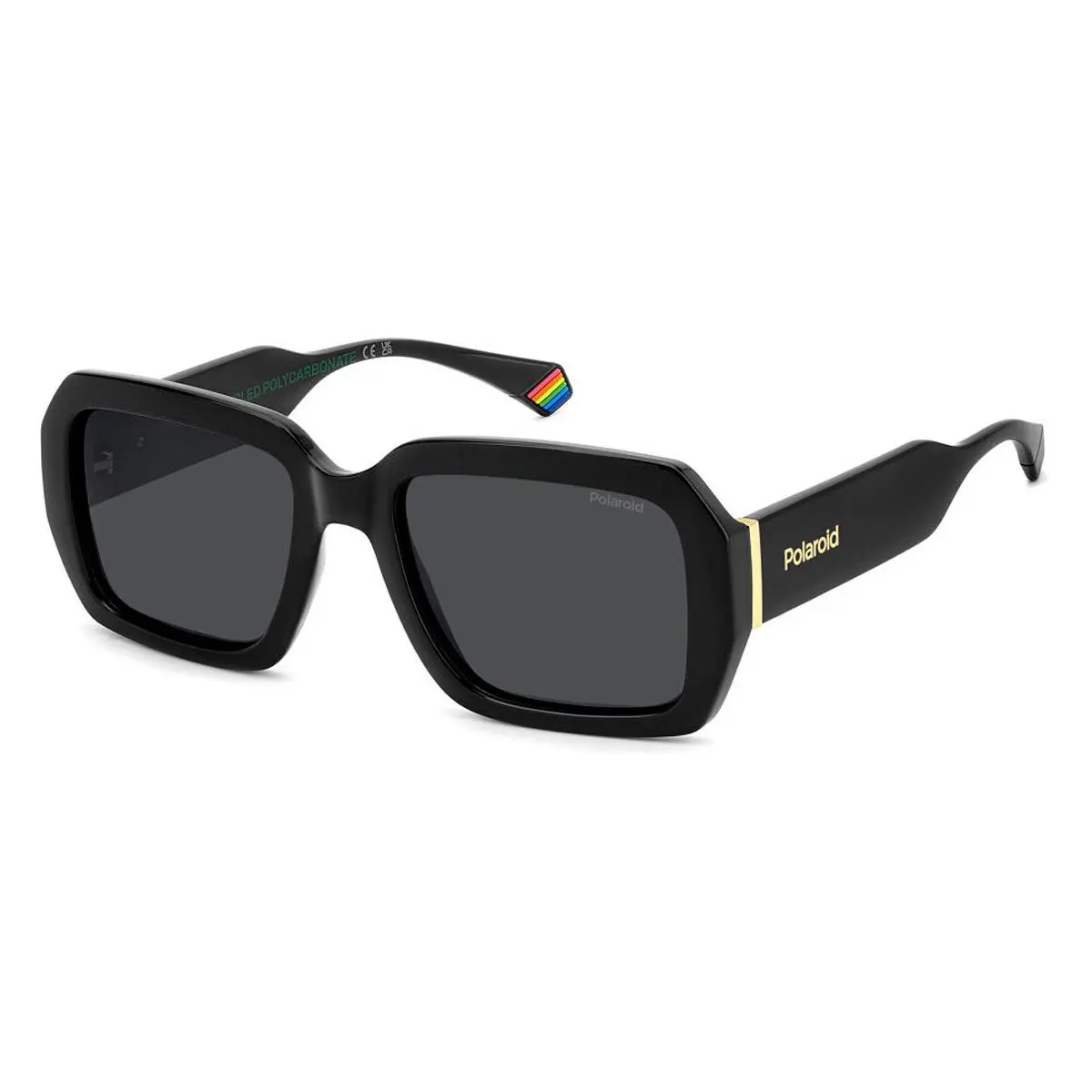 Polaroid Pld 6223/S/X Sunglasses Male Black 54mm - Frame: Black, Lens: Gray Polarized