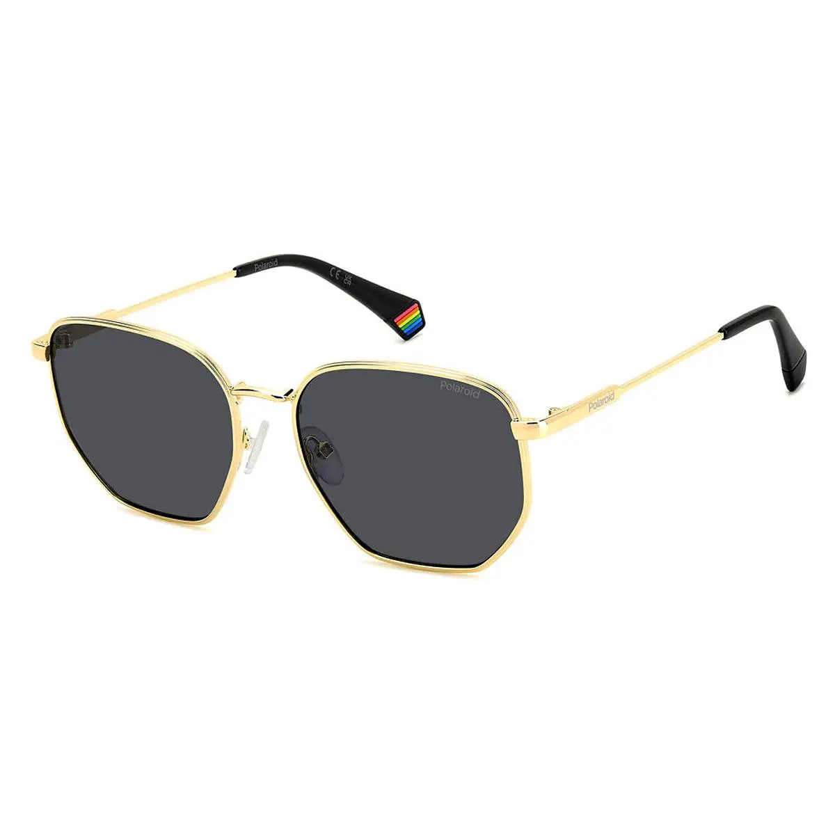 Pld 6214/S/X Sunglasses Unisex Gold Gray 56mm by Polaroid
