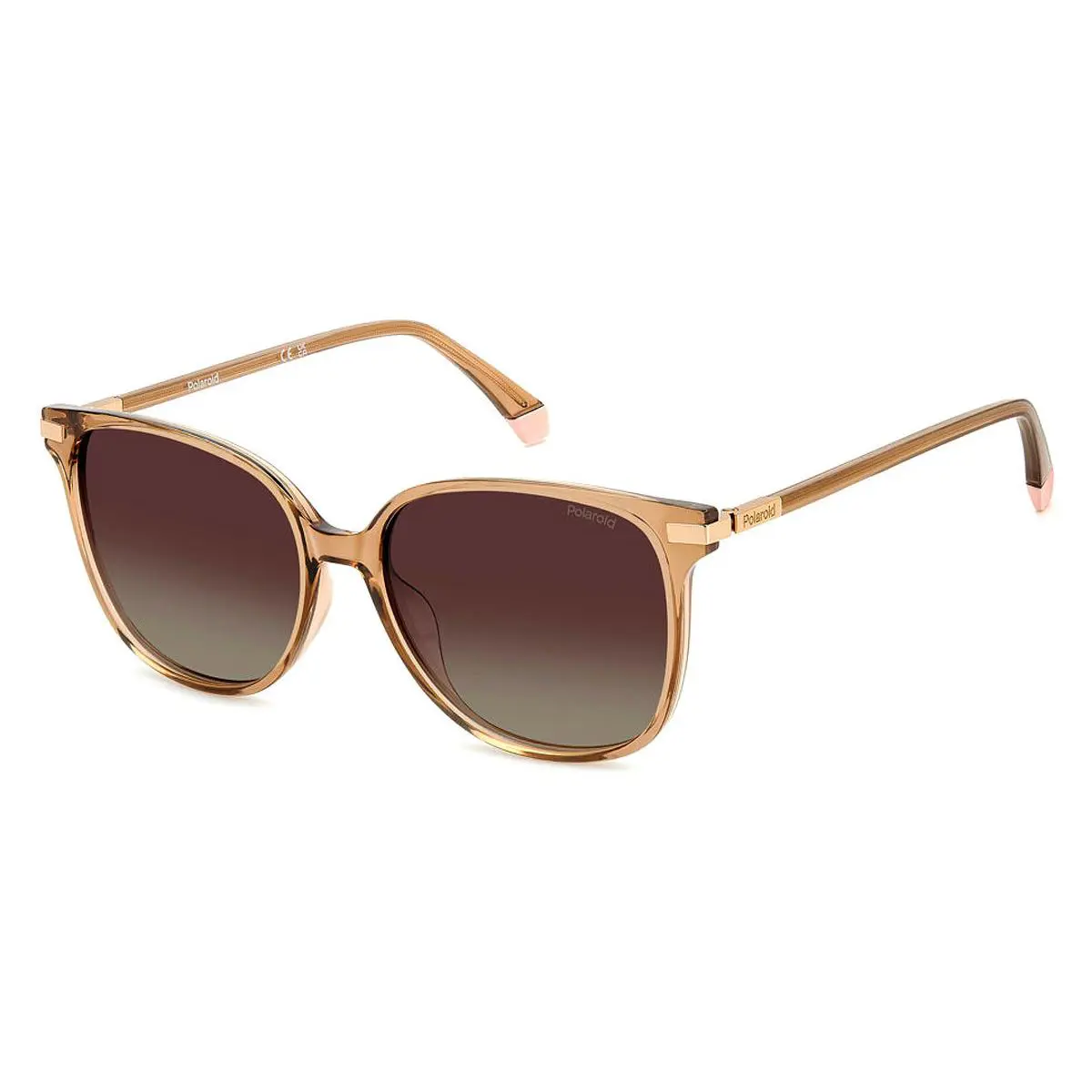Polaroid Pld 4170/G/S/X Sunglasses Women Gold 56mm - Frame: Gold, Lens: Brown Shaded Polarized
