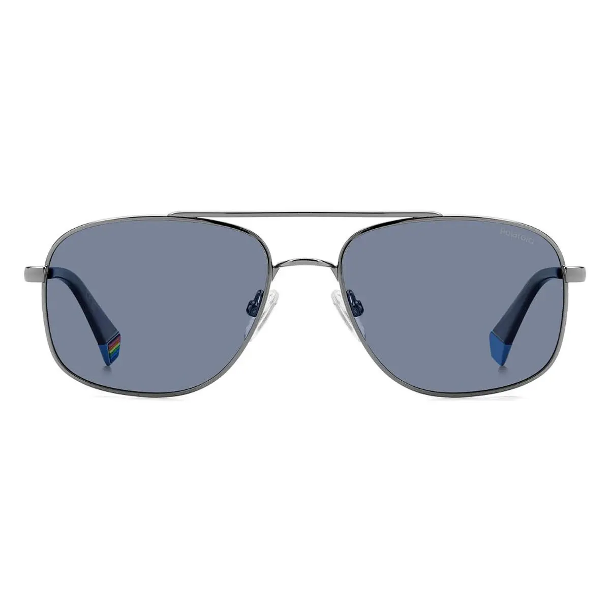 Pld 6235/S/X Sunglasses Male Ruthenium Blue 56mm by Polaroid