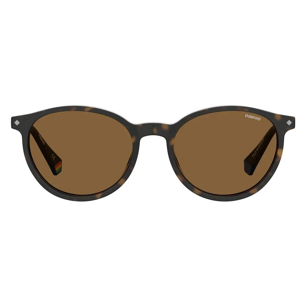 Polaroid 6137/cs Sunglasses Unisex 0086 Dark Havana Oval 52mm