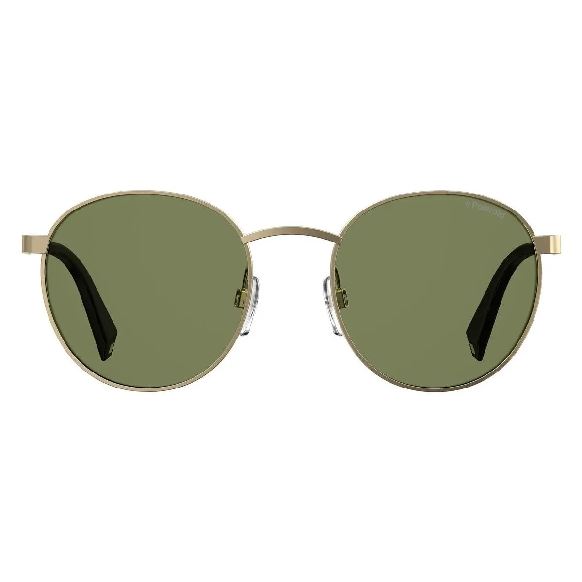 Polaroid 2053/S Sunglasses Unisex 0PEF Gold Green Oval 51mm