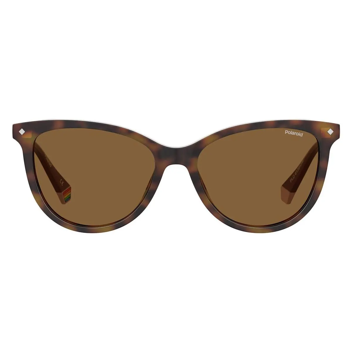 Polaroid 6138/cs Sunglasses Women 0086 Dark Havana Cat Eye 53