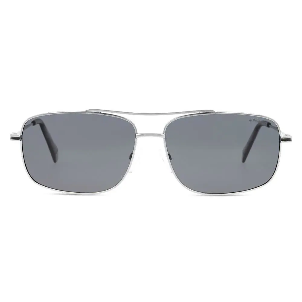 Polaroid 6107/S/X Sunglasses Men 0010 Palladium Rectangle 60