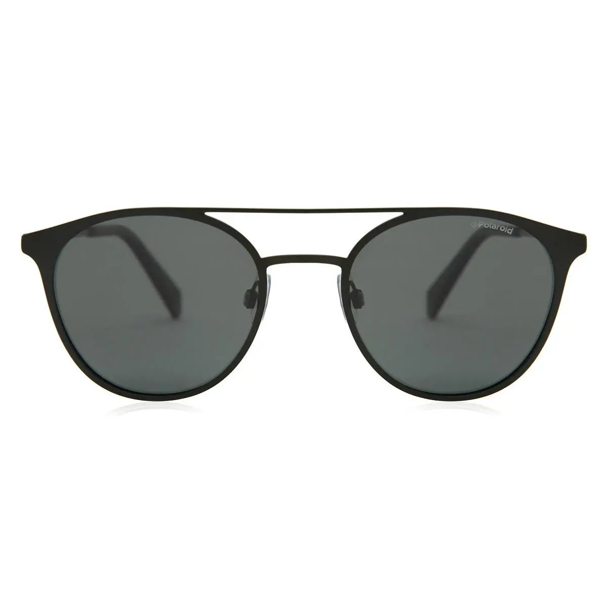 Polaroid 2052/S Sunglasses Unisex 0807 Black Oval 51mm